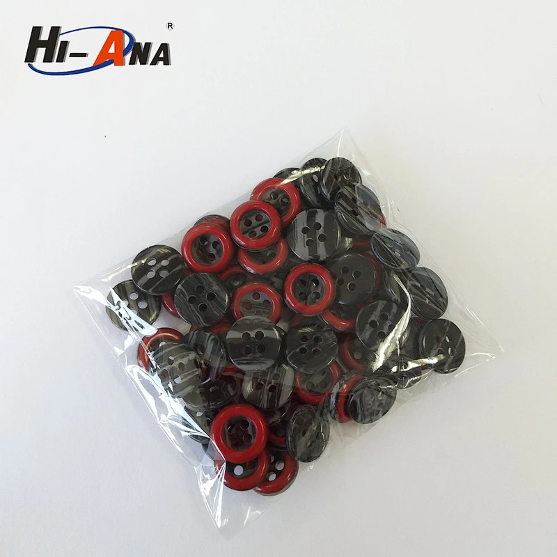 size 24L shell button with printting China supplier