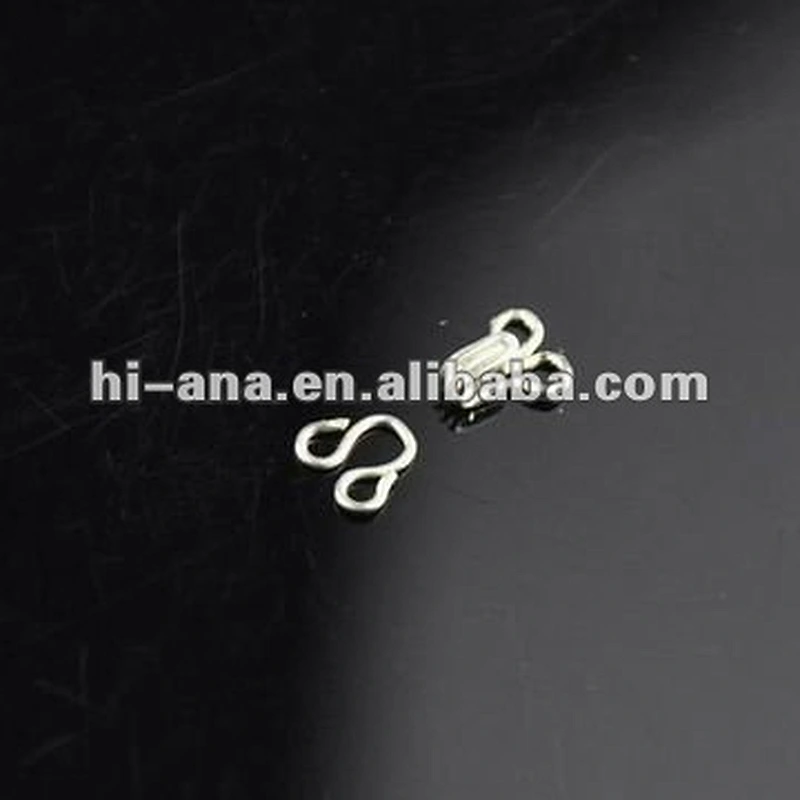 00# metal hook and eye buttons for bra China supplier
