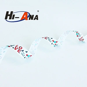 Direct factory prices Factory supplier satin ribbon with printed