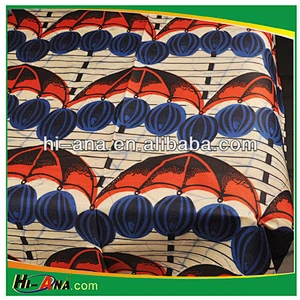 100% Cotton Real Wax Printed Fabric