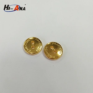 gold sewing button