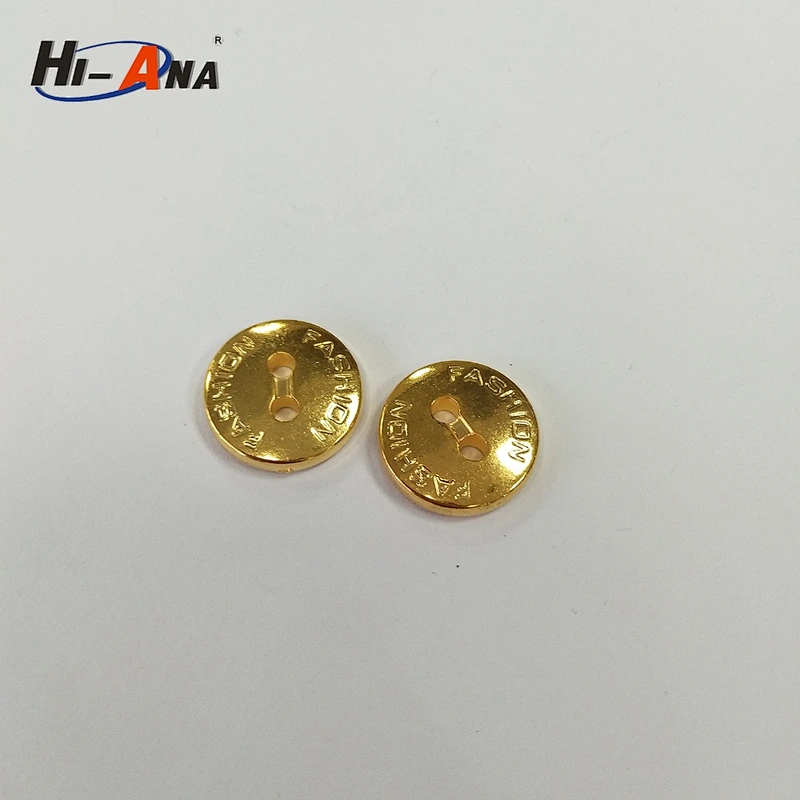 gold sewing button