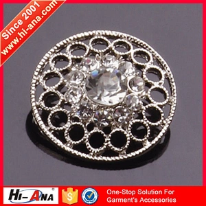 hi-ana button1 Best hot selling Cheaper metal rhinestone button