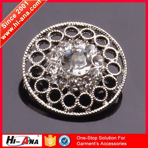 hi-ana button1 Best hot selling Cheaper metal rhinestone button