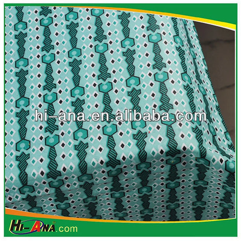 100% polyester African Hollandais Wax fabric