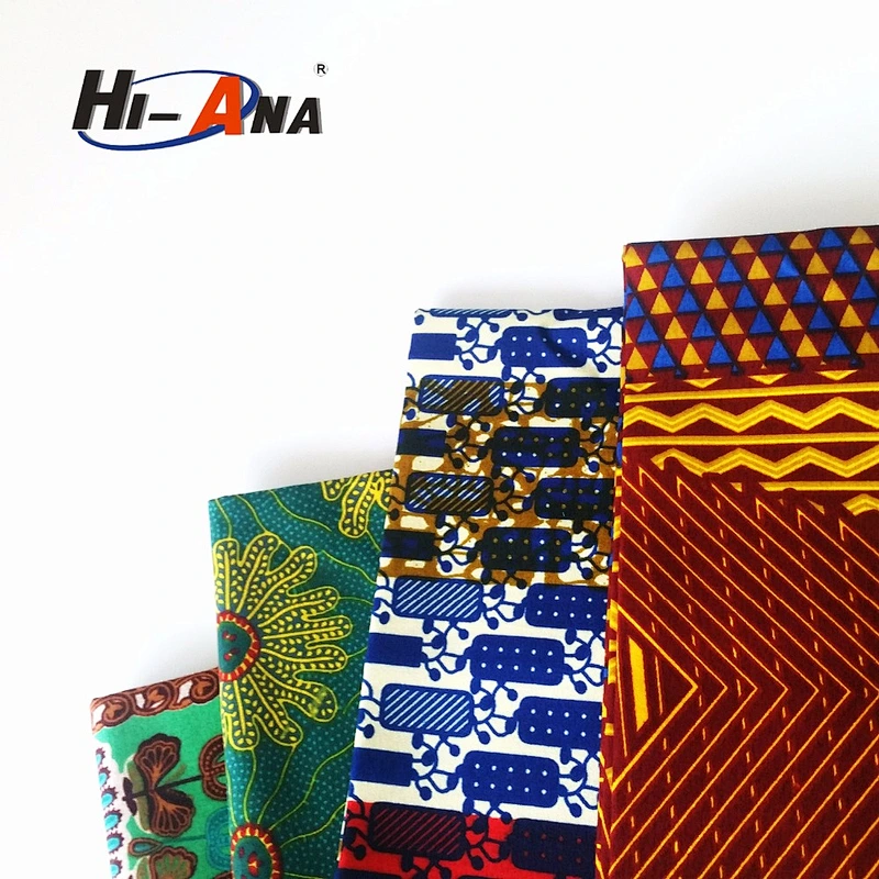 african real wax cotton fabric with gold Plated