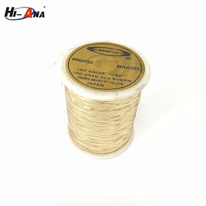 M Type Gold Color Metallic Thread