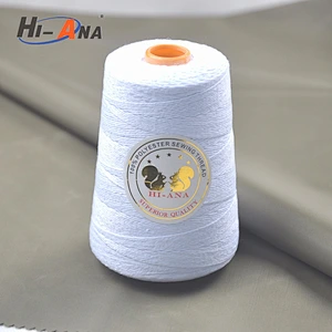 White 100% Spun Polyester Sewing Thread 40/3
