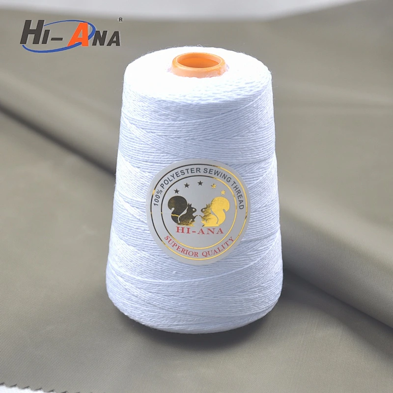 White 100% Spun Polyester Sewing Thread 40/3