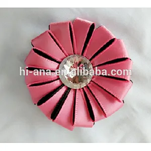 hi-ana artificial flower Ribbon hand stitching and drilling flowers decorated flower headdress