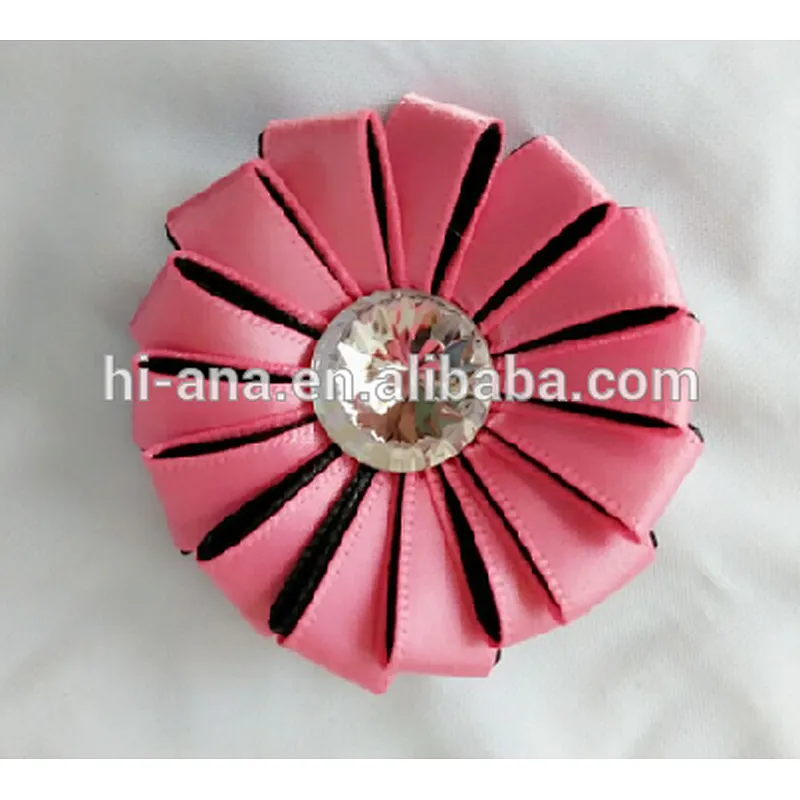 hi-ana artificial flower Ribbon hand stitching and drilling flowers decorated flower headdress