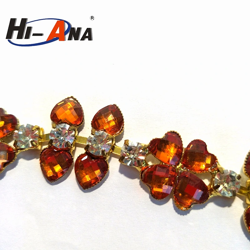 Your one-stop supplier multi color rhinestone shoes chain