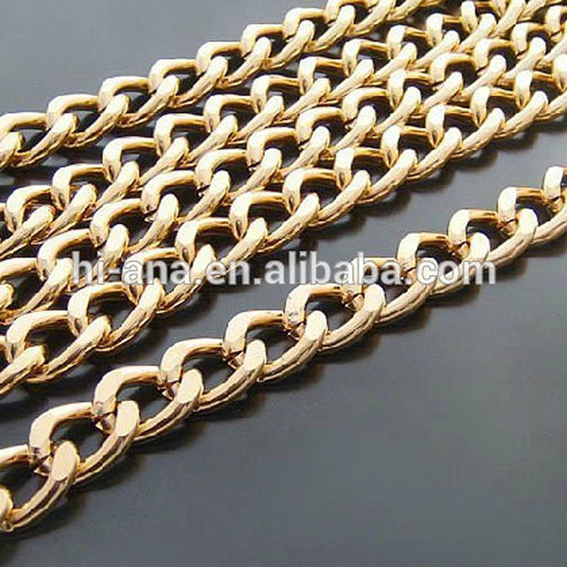 aluminium gold chain for decoration