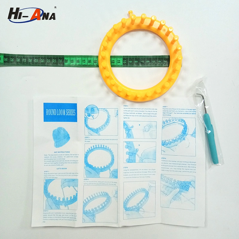 Fashionable Design Various Models Plastic round diy knitting loom patterns