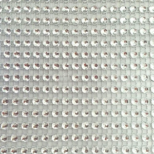 24 line rhinestone mesh trims with plastic base