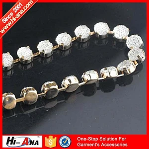 hi-ana rhinestone1 High quality dry fit customization low prices bridal rhinestone trimmings