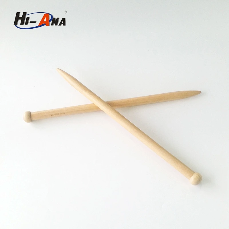 25cm bamboo knitting needles