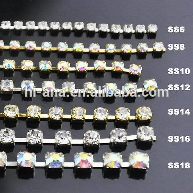 rhinestone chain trim