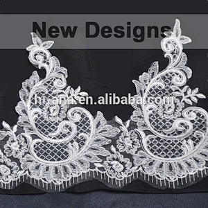 Wedding Polyester French Lace Fabric With New Designs