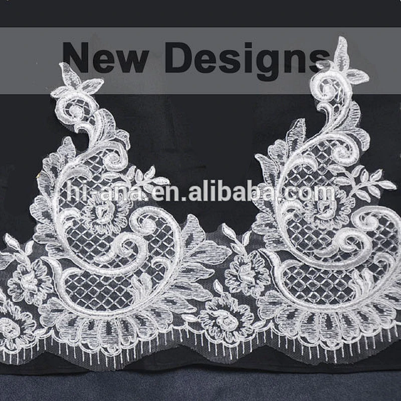 Wedding Polyester French Lace Fabric With New Designs