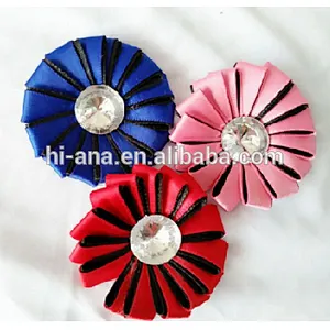 hi-ana artificial flower Ribbon hand stitching and drilling flowers decorated flower headdress