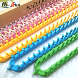 Straight Knitting Loom ,knitting needlework materials hand tool set plastic knitting loom