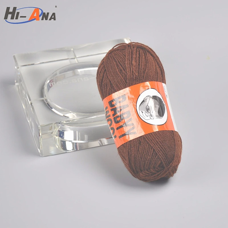 Best hot selling customised LOGO printed knitting yarn and needles