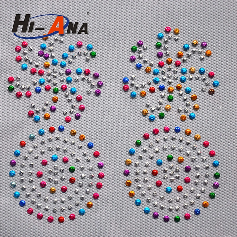 high productivity ensures timely delivery Finest Quality strass hotfix rhinestone motif