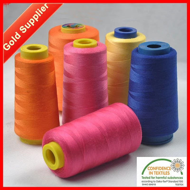Cheap Colored Sewing Thread 100% Polyester 40s 2