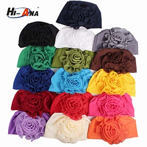 wholesale 2018 New trade two-tone braided head cap India turban hat for women