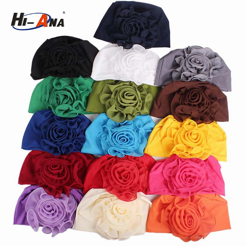 wholesale 2018 New trade two-tone braided head cap India turban hat for women