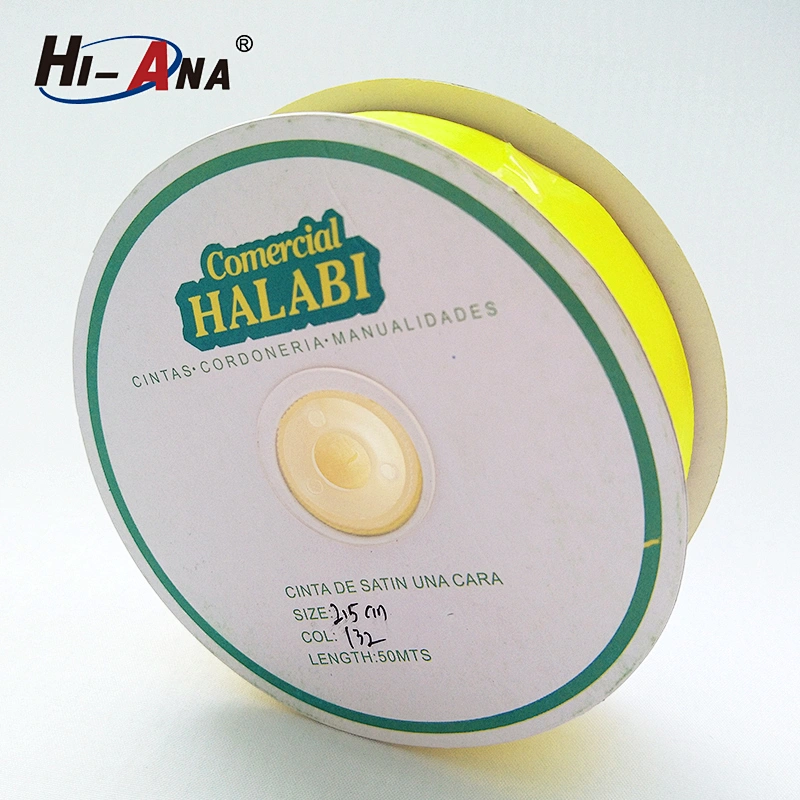 Rapid and efficient cooperation various colors ribbon satin ribbon