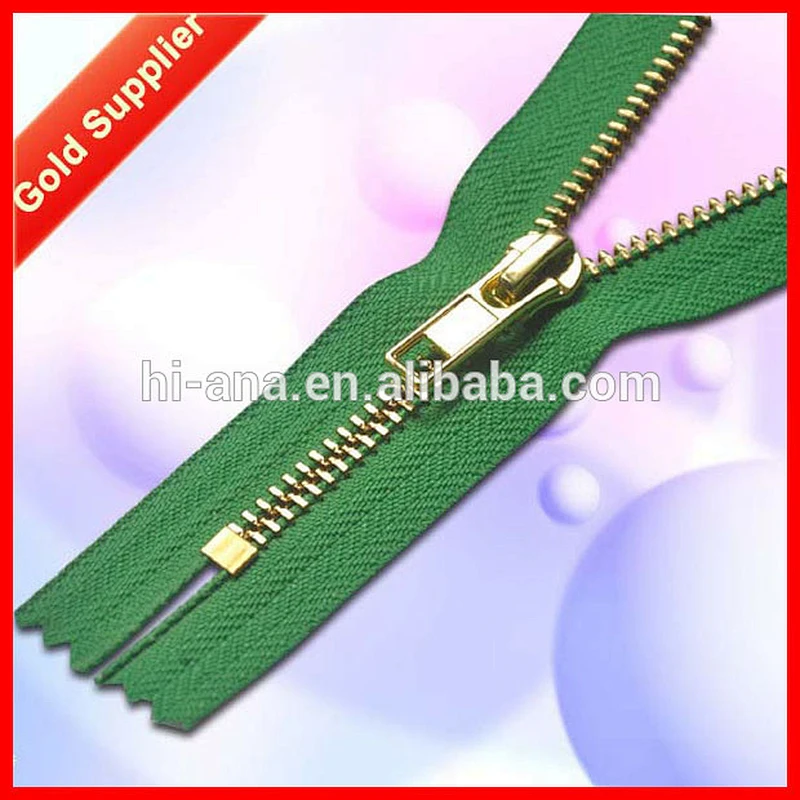 #5 Metal Gold Teeth Zipper C/E, A/L