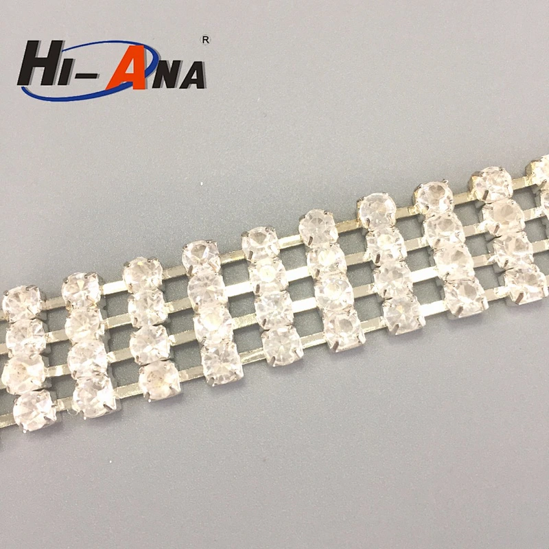 24 hours service online Custom Gift stretch rhinestone trim