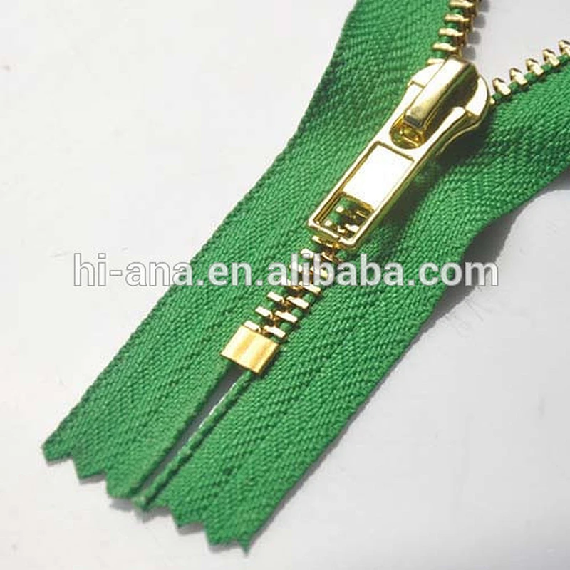 #5 Metal Gold Teeth Zipper C/E, A/L