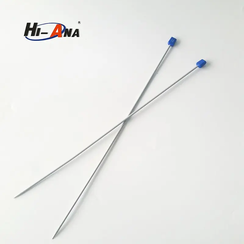 25cm aluminum knitting needles