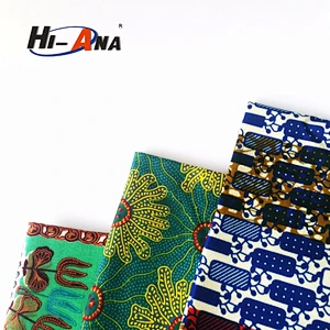 wholesales african real wax cotton fabric for party