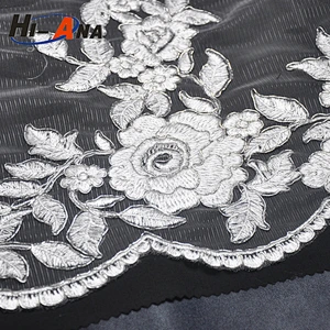 5.5 million units monthly from a 15year upplier Good Price guipure embroidery lace fabric