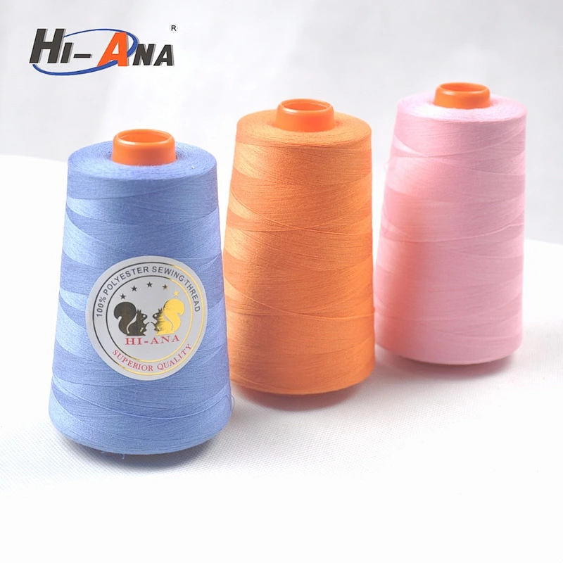 3000m 30S Colors Polyester Sewing Thread for Jeans