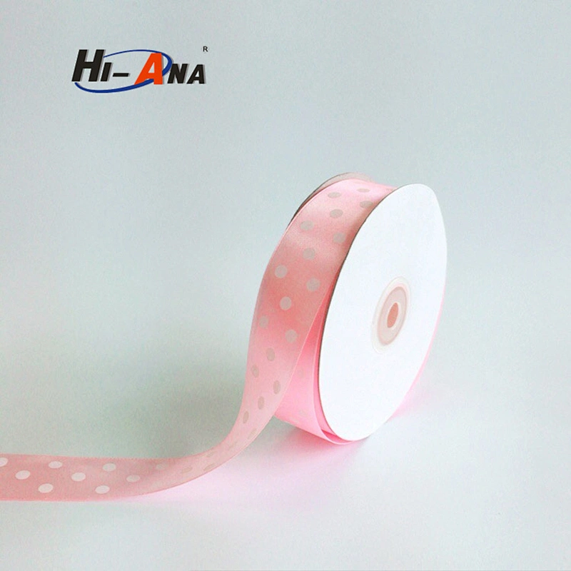 Excellent sales staffs customised LOGO printed paw print ribbon