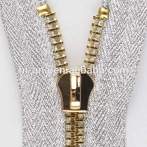 Silver no.5 Metal Zipper