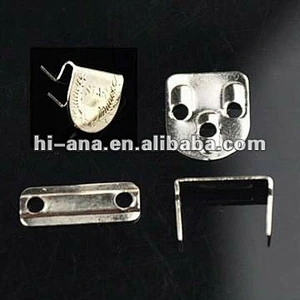 4 parts trouser hook and eye with 3 claws