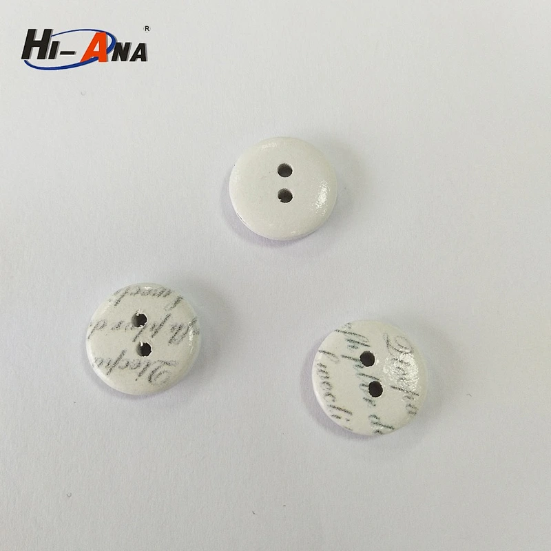 natural wood button