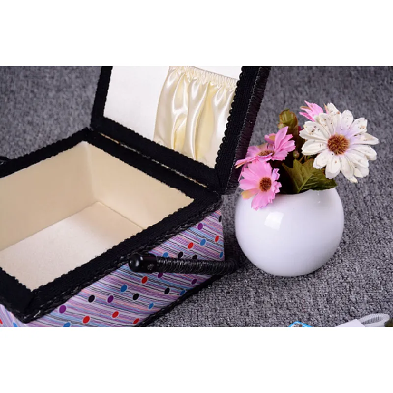 hi-ana Sewing kit Hand-woven basket needle basket stationery office box European and American popular style