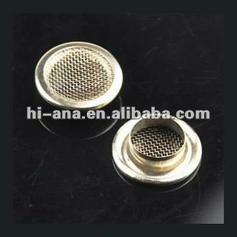 fashion metal eyelet ring with net face China supplier
