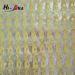 hi-ana fabric Strict QC 100% Good supplying polyester Composite Gilding fabric
