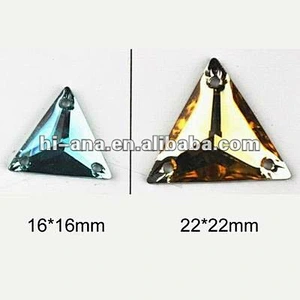 TRI-ANGLE Fashion Resin stone with hole China supplier