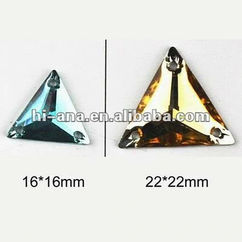 TRI-ANGLE Fashion Resin stone with hole China supplier