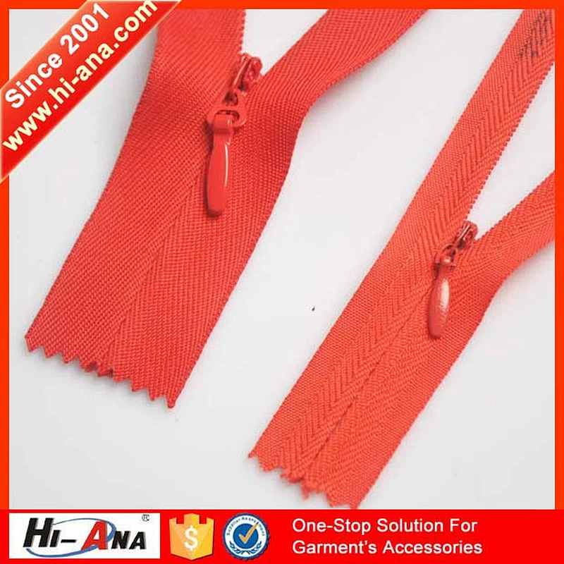 hi-ana zipper3 Our factories 20 years'experience strong durable transparent zipper