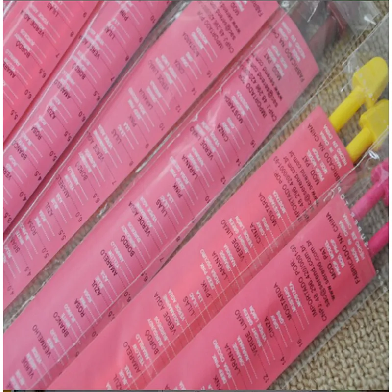 slap-up colorful single point Plastic Aluminum Knitting needles